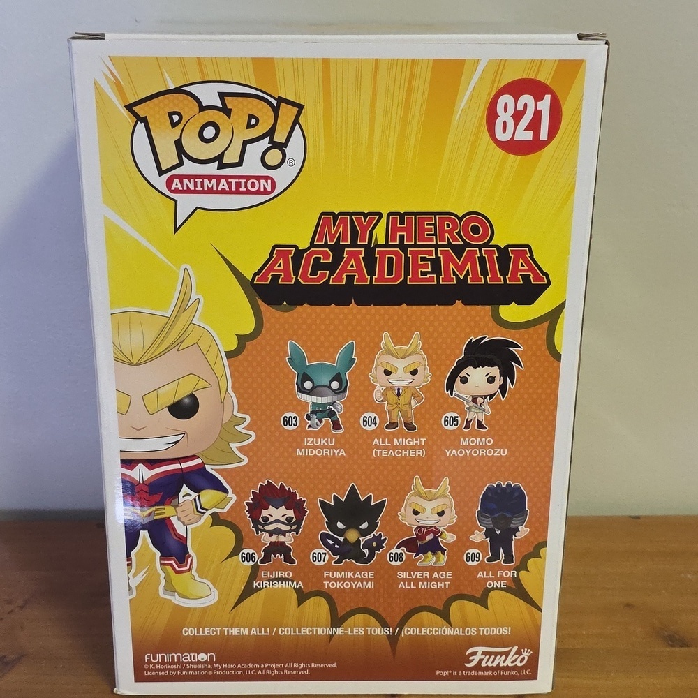Funko All Might Vinyl Figure - Gold and Blue - Picture 3 of 6